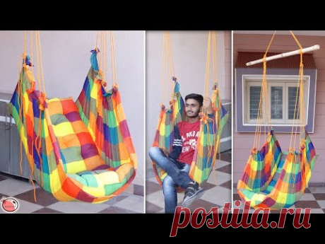 WOW !!! DIY Swing Jhula Making at Home || Simple DIY !!!