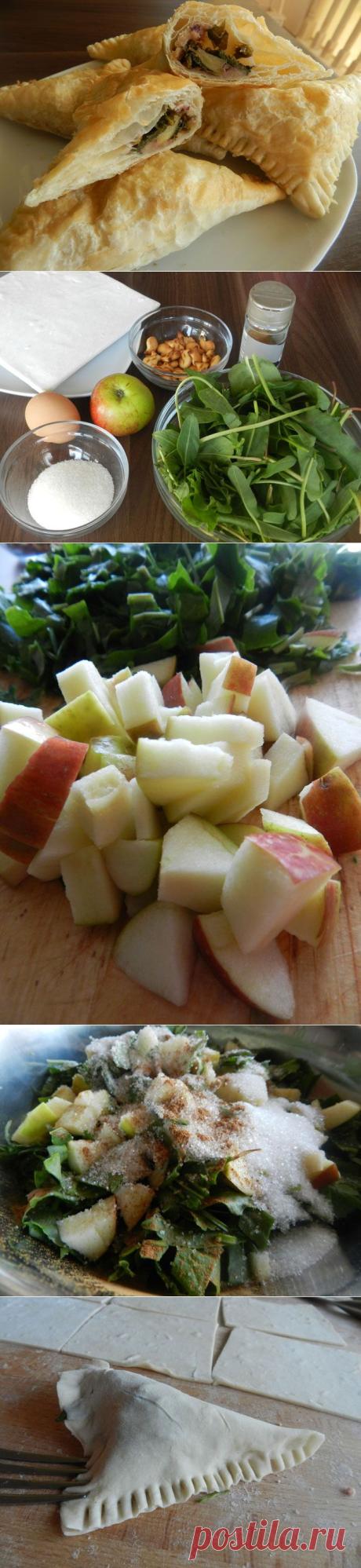 О сезонном щавеле… Пирожки со щавелем и яблоками — Вкусные рецепты
