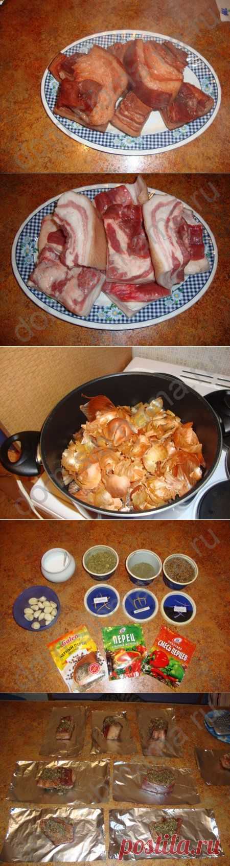 Фирменное сало по-домашнему