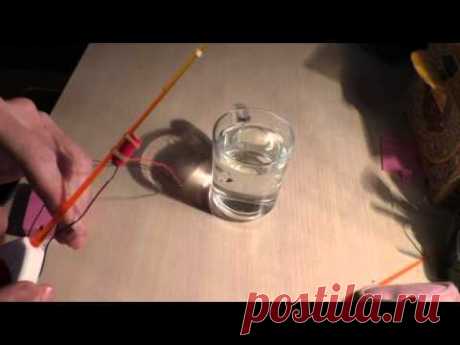 Зимняя удочка с вибратором - YouTube