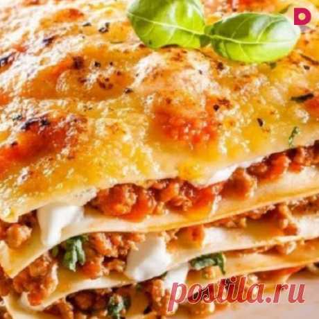 Лазанья с соусом «Бешамель» от Лары Кацовой, рецепт приготовления в домашних условиях