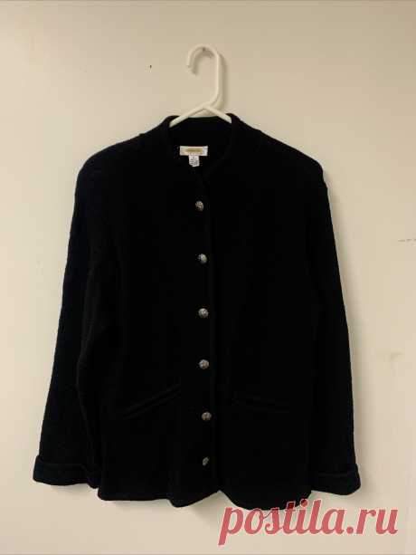 100% Wool Talbots Women’s Cardigan In Size Large | eBay