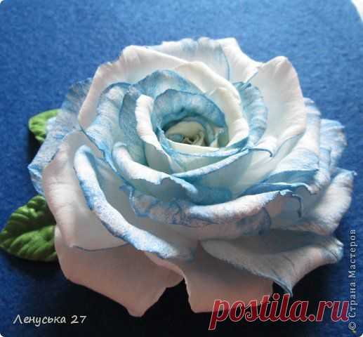 Мастер-класс "Роза из фоамирана". Часть I "Раскрой+сборка"
