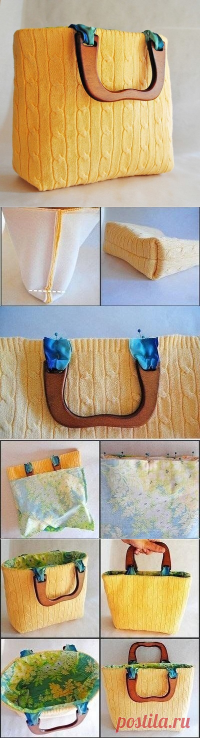 Сумочка из свитера