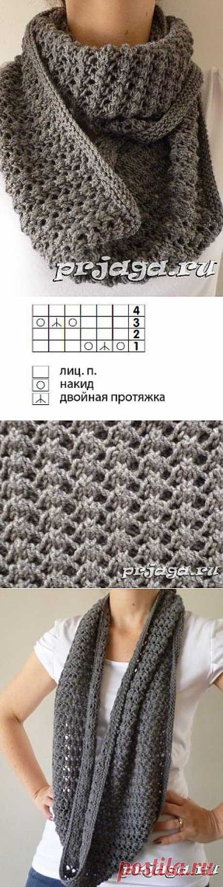 Круговой шарфик