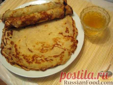 Рецепт: Бабушкины блины на RussianFood.com