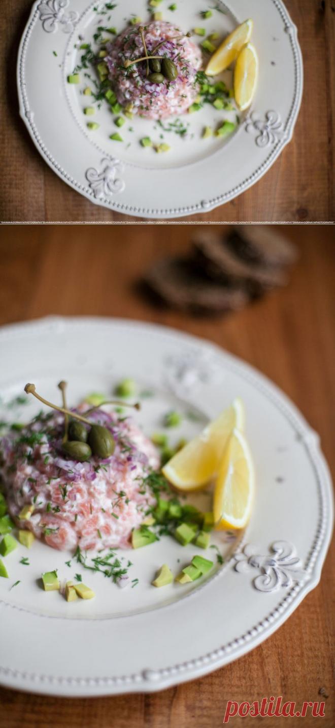 наша посудка и  Салат с семгой рецепт