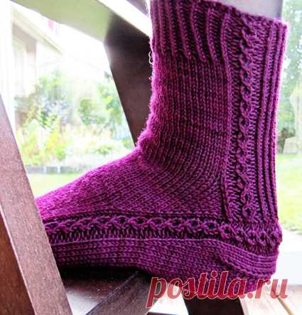Ornamental sock : Knitty Spring+Summer 2011