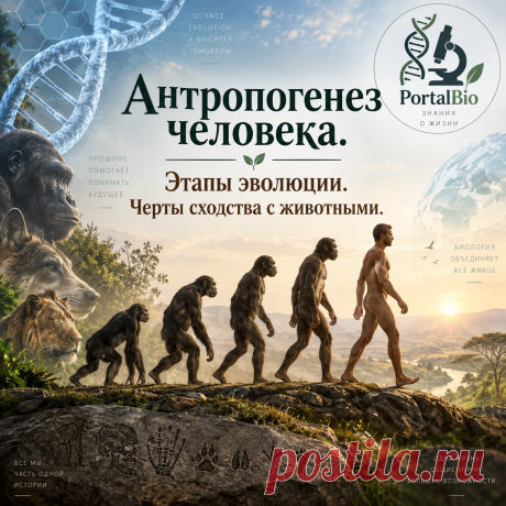 СКАЧАТЬ ПРЕЗЕНТАЦИЮ. Антропогенез: этапы эволюции человека, таблица, характеристика для ЕГЭ и ОГЭ | PortalBio