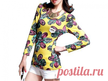 AliExpress GroupBuy Футболки женские с длинным рукавом и кру...