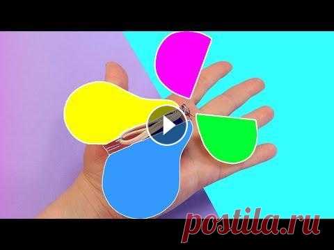 DIY Летающая бабочка / Движущаяся поделка своими руками Бабочка, которая летает. Эксперимент с бабочкой - летуньей из проволоки и бумаги. Бумажный сюрприз! Материалы и инструменты для поделки: - Проволока т...