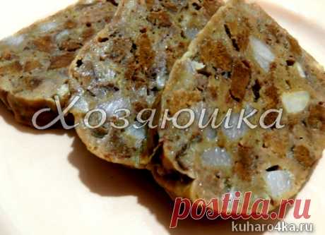 Домашняя печеночная колбаса