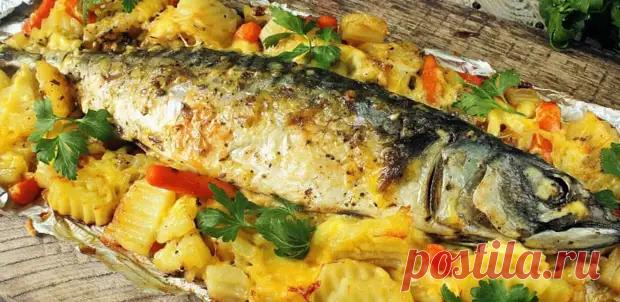Как лучше приготовить скумбрию, запеченную в духовке - БУДЕТ ВКУСНО! - медиаплатформа МирТесен