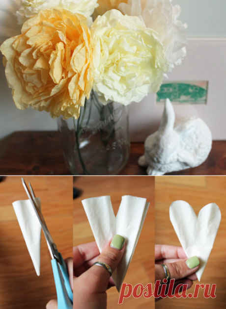 Пионы своими руками. | ИЗ БУМАГИ СВОИМИ РУКАМИ