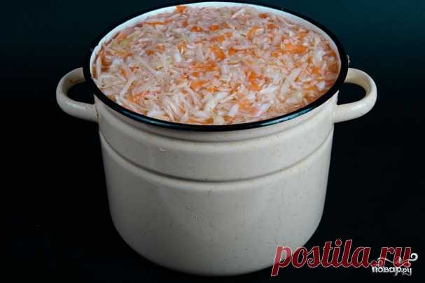 Очень вкусная квашеная капуста.