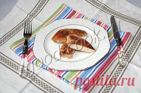 Хорошая кухня - куриное филе, жаренное в пергаменте. Кулинарная книга рецептов. Салаты, выпечка.