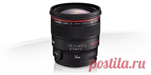 Canon EF 24mm f/1.4L II USM - Широкоугольные - Canon Россия