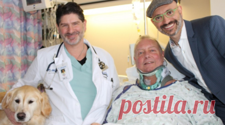 В новоднюю ночь собака спасла жизнь парализованному хозяину, пролежав на нём 20 часов