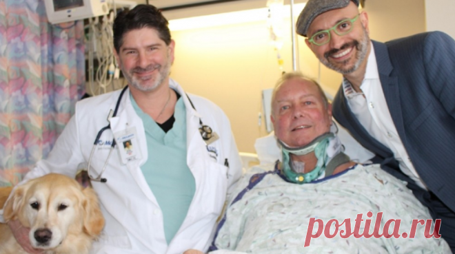 В новоднюю ночь собака спасла жизнь парализованному хозяину, пролежав на нём 20 часов