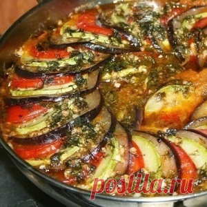 Рецепт рататуя - очень простой, а результат невероятно вкусный!