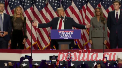 «Исторический камбек»: как отреагировали мировые лидеры на результаты выборов в США. Дональд Трамп начал получать поздравления сразу после объявления предварительных результатов выборов президента США. Одними из первых его поздравили президент Франции Макрон, премьер-министр Индии Моди, сербский лидер Вучич. В России на победу Трампа отреагировали сдержанно. Дмитрий Песков заявил, что Москва будет делать выводы о президентстве Трампа по конкретным шагам. Подробнее — в видео RT. Читать далее