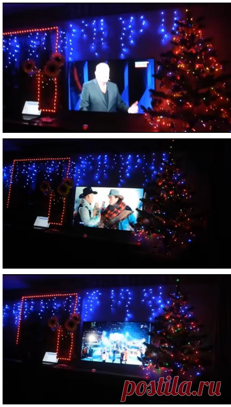 Праздничная лазерная гирлянда-проектор,для дома