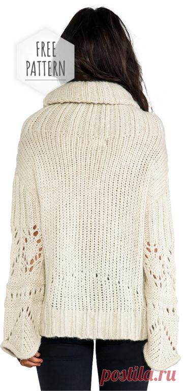 Openwork Sweater Free Pattern