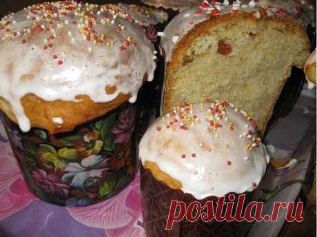 Очень вкусные пасхальные куличи по рецепту прабабушки