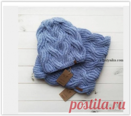 Море идей для вязания шапок спицами + схемы вязания