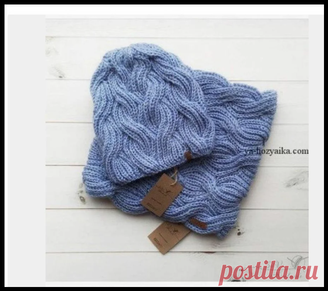 Море идей для вязания шапок спицами + схемы вязания