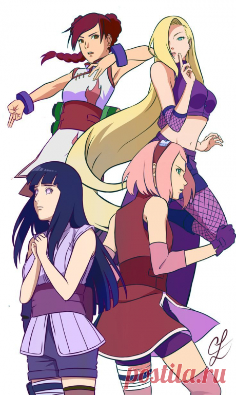 Naruto girls 
Найдено на сайте chubby25.tumblr.com.