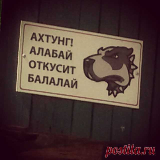 Угрожающие объявления, правдивость которых не хочется проверять / Всё самое лучшее из интернета