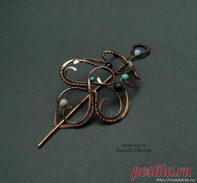 Очаровательные украшения из проволоки, мастер-классы — Рукоделие