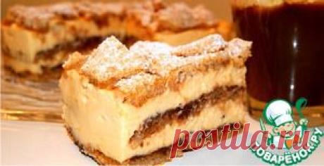 Ореховый торт с лимонным кремом - кулинарный рецепт