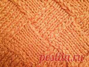 Вяжем полотно в технике Entrelac - Ярмарка Мастеров - ручная работа, handmade