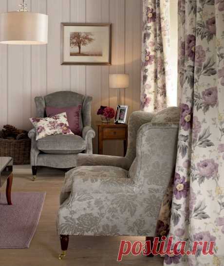 Интерьер в сиреневой гамме — Роскошь и уют