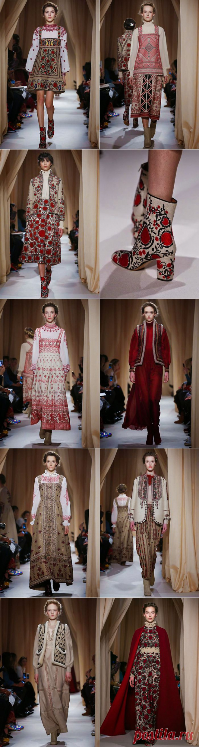 Коллекция от Valentino в славянском стиле