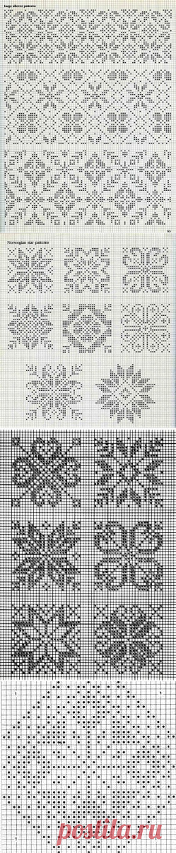 И опять норвежские узоры...