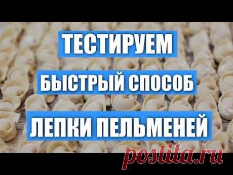 Тестирую быстрый способ лепки пельменей.Весь процесс. Первая попытка, мои результаты / Вып. 303