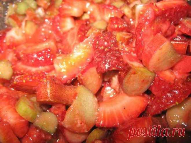 Заготовки из ревеня на зиму