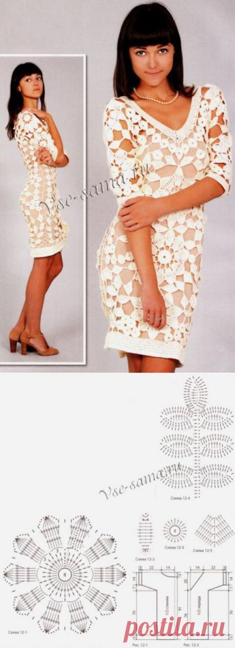 Цветочное платье - Платья, юбки, сарафаны