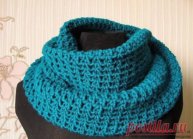 Вязание спицами, схема шарфа, как связать шарф спицами, схема шарфа-снуда, шарф-хомут спицами, советы, рекомендации, подробные описания и фото готовых изделий.