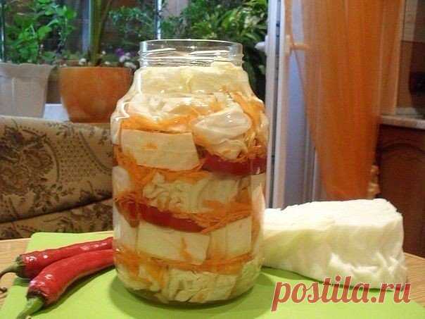 Очень вкусная маринованная капуста