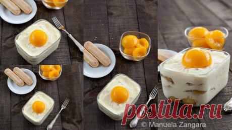 Персиковый тирамису