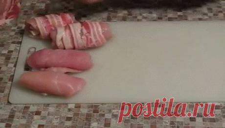 Куриные рулетики с сыром