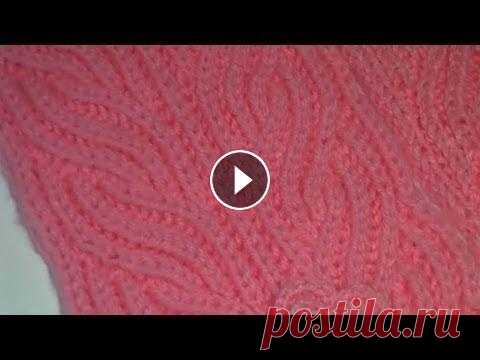 Шарф патентной резинкой. Вязание на спицах. Бриошь. Патентная резинка и английская резинка вроде одно и то же. Но по принципу английской резинки не каждый патентный узор связать можно. Дело в том, что в...