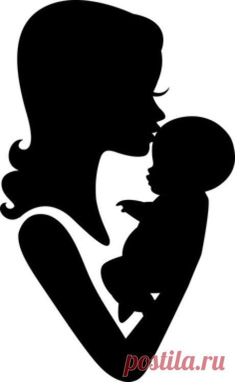 Силуэты девушек и детей. | Творческая мастерская Марины Трублиной
