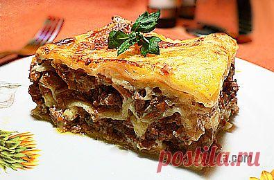Рецепт: Лазанья с фаршем - пошаговый фото рецепт приготовления