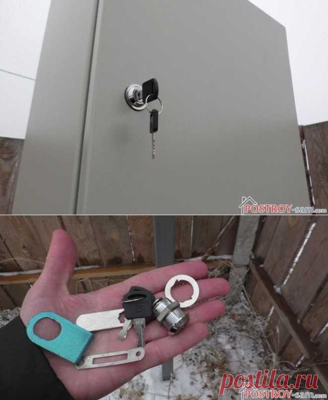 Как установить замок на электрощит?
