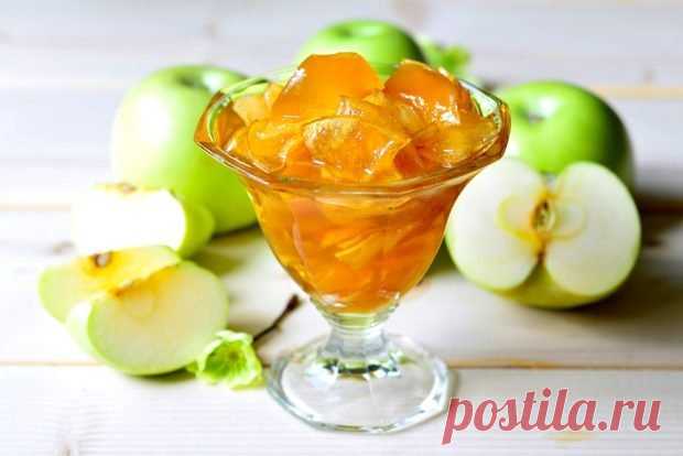 Яблочное варенье с лимоном дольками